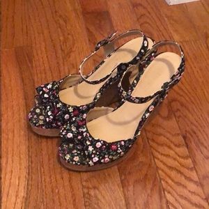 BOGO FLORAL WEDGES